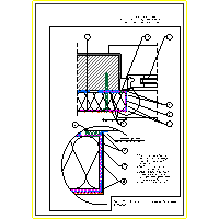 Atlas Sp. z o.o. - 1.3 Thermal Insulation around window reveals - 1.3.9 Reveal with the window frame even to the wall face dwg