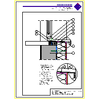 Atlas Sp. z o.o. - 1.3 Thermal Insulation around window reveals - 1.3.2 Insulation of the under-reveal wall with the inset window frame without the use of sill profile dwg