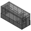 Touax Miami / HQ - Sanitary container S1 - 3D dwg