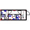 TOUAX sp. z o.o. - Sanitarny Kontener S2 - rzut dwg