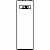 Buderus - HEAT PUMP WPS 10K-1 - Front view dwg