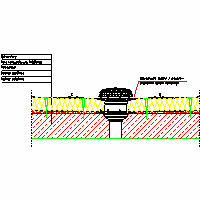 Balex Metal Sp. z o.o. - Therme thermal insulation of flat roofs - TH5. THERM insulation on the roof flat. Retail roof drainage. dwg