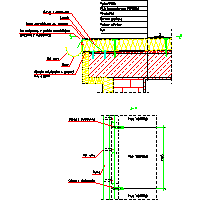 Balex Metal Sp. z o.o. - Therme thermal insulation of flat roofs - TH7. THERM insulation on the roof flat. Retail roof drainage. Drainage to the gutter. dwg