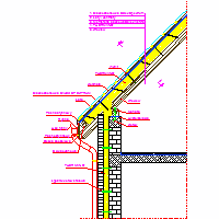 Balex Metal Sp. z o.o. - THERMANO termoizolacja dachów skośnych - 1.2. Termoizolacja nakrokwiowa bez wykonczenia poddasza. dwg