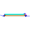 Roto Frank AG - The smoke exhaust WRA R5 wooden block WD 94x140 cm - Side view dwg