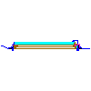 Roto Frank AG - The smoke exhaust WRA R5 wooden block WD 114x140 cm - Plan view dwg