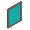 Roto Frank AG - Window facade R1 wood 113x135 cm - Max max