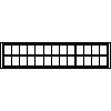 Kanlux S.A. - Oprawa rastrowa NOTUS 3 EVG 236 NT - rzut dwg