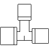 KAN-therm GmbH -  Tee 18 x 12 x 14 - View dwg