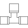 KAN Sp. z o.o. - Trójnik 14 x 18 x 14 - widok dwg