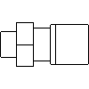 KAN Sp. z o.o. - Złączka z GZ 25 x 3-4 - widok dwg