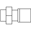 KAN Sp. z o.o. - Złączka z GZ 25 x 1 - widok dwg