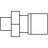 KAN Sp. z o.o. - Złączka z GW 25 x 3-4 - widok dwg