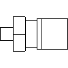 KAN-therm GmbH - The connector of GW 25 x 1-2 - View dwg