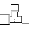 KAN Sp. z o.o. - Trójnik PPSU 25 x 18 x 18 - widok dwg