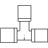 KAN-therm GmbH - Tee PPSU 14 x 12 x 12 - View dwg