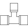 KAN Sp. z o.o. - Trójnik PPSU 18 x 14 x 18 - widok dwg