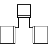 KAN-therm GmbH - PPSU tee 32 x 25 x 32 - View dwg