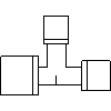 KAN Sp. z o.o. - Trójnik PPSU 25 x 14 x 18 - widok dwg