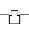 KAN-therm GmbH - Tee PPSU 25 x 18 x 25 - View dwg