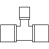 KAN Sp. z o.o. - Trójnik PPSU 25 x 14 x 25 - widok dwg