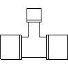 KAN-therm GmbH - Tee PPSU 32 x 18 x 32 - View dwg