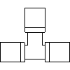 KAN Sp. z o.o. - Trójnik PPSU 12 x 12 x 12 - widok dwg