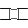 KAN Sp. z o.o. - Łącznik 25 x 25 - widok dwg