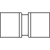 KAN Sp. z o.o. - Łącznik 32 x 32 - widok dwg