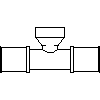 KAN-therm GmbH - Tee with GW 26 x 3-4 - View dwg