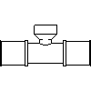 KAN-therm GmbH - Tee with GW 26 x 1-2 - View dwg