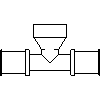 KAN Sp. z o.o. - Trójnik z GW 16 x 1-2 - widok dwg