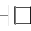 KAN-therm GmbH - Half Thread 40 x 1 1-2 - View dwg