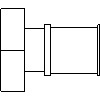 KAN Sp. z o.o. - Półśrubunek 26 x 1 1-4 - widok dwg