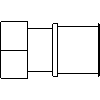 KAN-therm GmbH - Half Thread 32 x 1 - View dwg