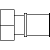 KAN-therm GmbH - Half Thread 26 x 1 - View dwg