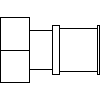 KAN Sp. z o.o. - Półśrubunek 20 x 3-4 - widok dwg