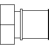 KAN Sp. z o.o. - Półśrubunek 40 x 2 - widok dwg