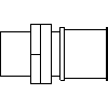 KAN-therm GmbH - Coupling with GZ 32 x 1 1-4 - View dwg