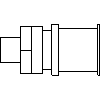 KAN-therm GmbH - Coupling with GZ 20 x 1-2 - View dwg