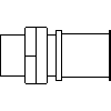 KAN-therm GmbH - Coupling with GZ 25 x 1 - View dwg