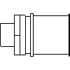 KAN-therm GmbH - Coupling with GZ 40 x 1 - View dwg