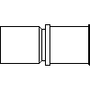 KAN-therm GmbH - The transition clip 26 x fi28 - View dwg