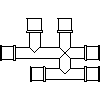 KAN-therm GmbH - Tee staggered 20 x 20 x 20 - View dwg