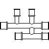 KAN Sp. z o.o. - Trójnik mijankowy 20 x 16 x 20 - widok dwg