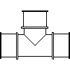 KAN-therm GmbH - Tee PPSU 50 - View dwg