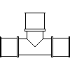 KAN-therm GmbH - Tee PPSU 32 - View dwg