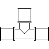 KAN-therm GmbH - Tee PPSU 25 - View dwg