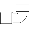 KAN-therm GmbH - Elbow 90 with GZ 26 x 1 - View dwg