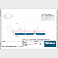  ROCKFON - Edge E - The combination of Wall Wooden strip dwg